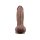 LoveToy Dual Layered Silicone Dildo XXL 28 cm (Ø7.4 cm) Brown