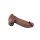 LoveToy Dual Layered Silicone Dildo XXL 28 cm (Ø7.4 cm) Brown