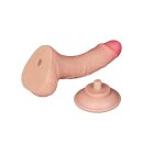 LoveToy - Sliding Skin Dildo 19.5 cm (Ø 3.5 cm) - Nude