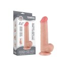 LoveToy - Sliding Skin Dildo 20.8 cm (Ø 4 cm) - Nude