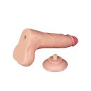 LoveToy - Sliding Skin Dildo 22 cm (Ø 4.3 cm) - Nude
