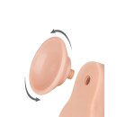 LoveToy - Sliding Skin Dildo 22 cm (Ø 4.3 cm) - Nude