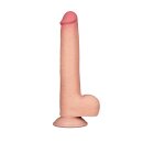 LoveToy - Sliding Skin Dildo 22 cm (Ø 3.7 cm) - Nude