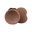 LoveToy Dual Layered Silicone Dildo XXL 33 cm (Ø5.5 cm) Brown