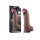 LoveToy Dual Layered Silicone Dildo XXL 33 cm (Ø5.5 cm) Brown