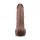 LoveToy Dual Layered Silicone Dildo XXL 33 cm (Ø5.5 cm) Brown