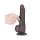 LoveToy - Sliding Skin Dildo 19.5 cm (Ø 3.6 cm) - Black