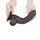 LoveToy - Sliding Skin Dildo 19.5 cm (Ø 3.6 cm) - Black