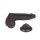 LoveToy - Sliding Skin Dildo 21,3 cm (Ø 4 cm) - Black