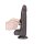 LoveToy - Sliding Skin Dildo 21,3 cm (Ø 4 cm) - Black