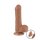 LoveToy - Sliding Skin Dildo 18.3 cm (Ø 3.5 cm) - Brown