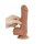 LoveToy - Sliding Skin Dildo 18.3 cm (Ø 3.5 cm) - Brown