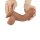 LoveToy - Sliding Skin Dildo 18.3 cm (Ø 3.5 cm) - Brown