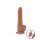 LoveToy - Sliding Skin Dildo 19.5 cm (Ø 3.6 cm) - Brown