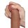 LoveToy - Sliding Skin Dildo 19.5 cm (Ø 3.6 cm) - Brown