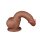 LoveToy - Sliding Skin Dildo 19.5 cm (Ø 3.6 cm) - Brown