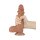 LoveToy - Sliding Skin Dildo 19.5 cm (Ø 3.7 cm) - Brown
