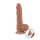 LoveToy - Sliding Skin Dildo 20 cm (Ø 3.9 cm)  - Brown