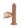 LoveToy - Sliding Skin Dildo 20 cm (Ø 3.8 cm)  - Brown