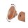 LoveToy - Sliding Skin Dildo 20 cm (Ø 3.8 cm)  - Brown