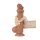 LoveToy - Sliding Skin Dildo 20.8 cm (Ø 4 cm) - Brown
