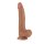 LoveToy - Sliding Skin Dildo 20 cm (Ø 4 cm) - Brown