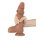 LoveToy - Sliding Skin Dildo 22 cm (Ø 4.3 cm) - Brown