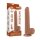 LoveToy - Sliding Skin Dildo 22 cm (Ø 3.7 cm) - Brown