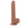 LoveToy - Sliding Skin Dildo 22 cm (Ø 3.7 cm) - Brown