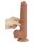 LoveToy - Sliding Skin Dildo 22 cm (Ø 3.7 cm) - Brown