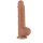 LoveToy - Sliding Skin Dildo 24 cm (Ø 4.3 cm) - Brown