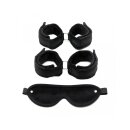 Rimba Soft Bondage Set Black 3 Pieces