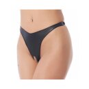Rimba Open Crotch Brief Click Fastening One Size Black