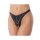 Rimba Open Crotch Brief with Rivets One Size Black