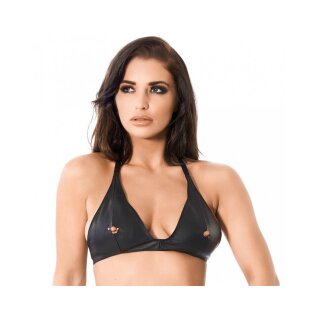 Rimba Peephole Bra Click Fastening One Size Black