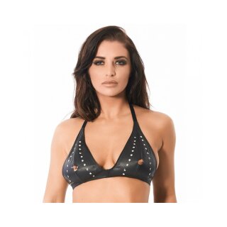 Rimba Bra Open with Studs One Size Black