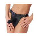 Rimba Strap-On Slip mit Silikondildo 17 cm Schwarz