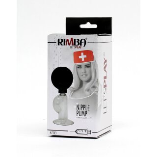 Rimba Nipple pump transparent Ø 5,7 x 13,4 cm