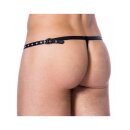 Rimba String with zip One Size Adjustable Black