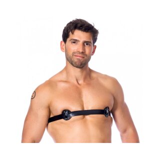Rimba Male nipple harness with nails inside