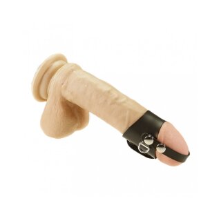 Rimba Eichelkäfig mit Band und Drückknöpfen ohne Gewichte Schwarz