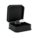 Rimba Analplug mit Kristall Silber Schwarz Ø 3 cm