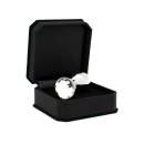 Rimba Anal Plug with Crystal Silver Ø 3 cm