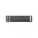 Rimba Armband mit Geldaufbewahrung und Druckknöpfen Schwarz