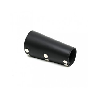 Rimba Armmanschette aus Leder Schwarz