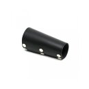 Rimba Armmanschette aus Leder Schwarz