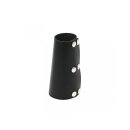 Rimba Armmanschette aus Leder Schwarz