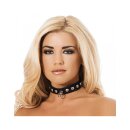 Rimba Collar Decorated with Studs Black M-L