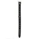 Rimba Halsband verziert mit Spikes Schwarz M-L