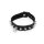 Rimba Halsband verziert mit Spikes Schwarz M-L